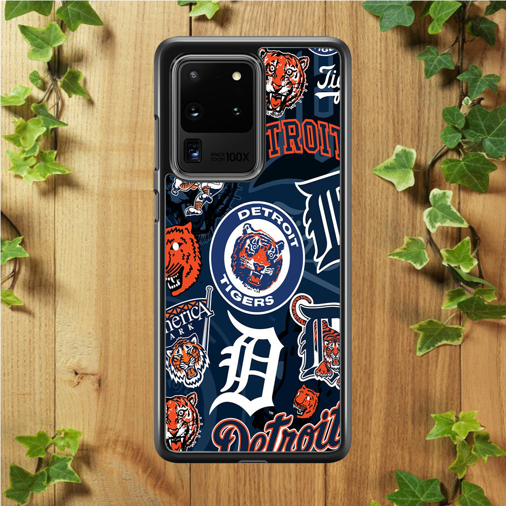 Baseball Detroit Tigers MLB 002 Samsung Galaxy S20 Ultra Case