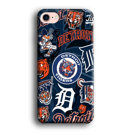 Baseball Detroit Tigers MLB 002 iPhone 8 Case