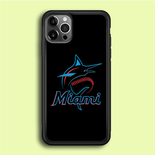 Baseball Miami Marlins MLB 001 iPhone 12 Pro Case