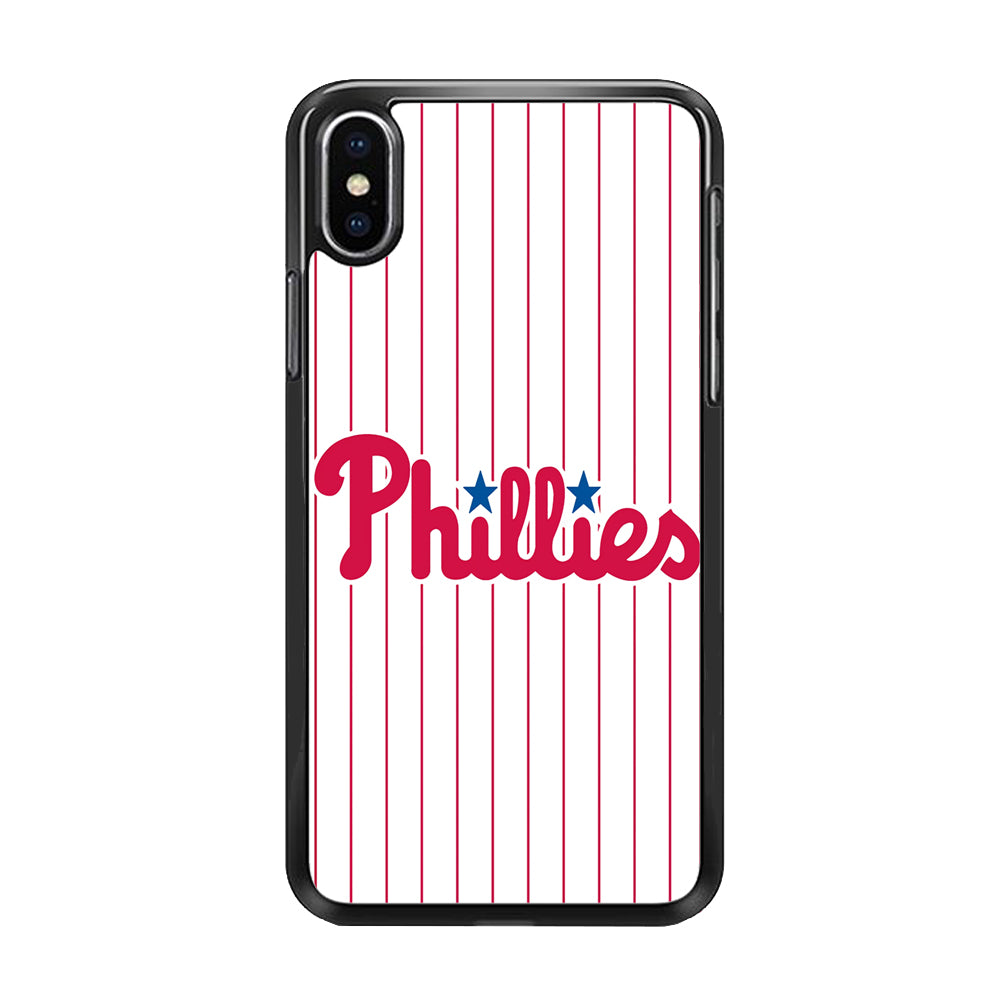 Baseball Philadelphia Phillies MLB 002 iPhone Xs Case