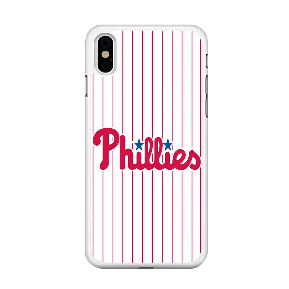 Baseball Philadelphia Phillies MLB 002 iPhone Xs Case