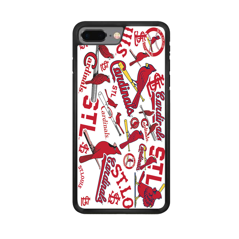 Baseball St. Louis Cardinals MLB 001 iPhone 8 Plus Case