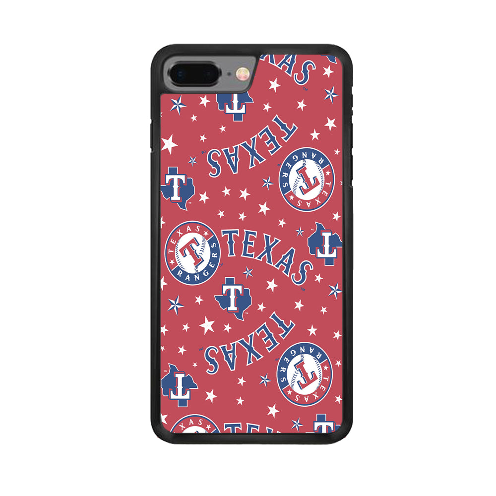 Baseball Texas Rangers MLB 001 iPhone 8 Plus Case