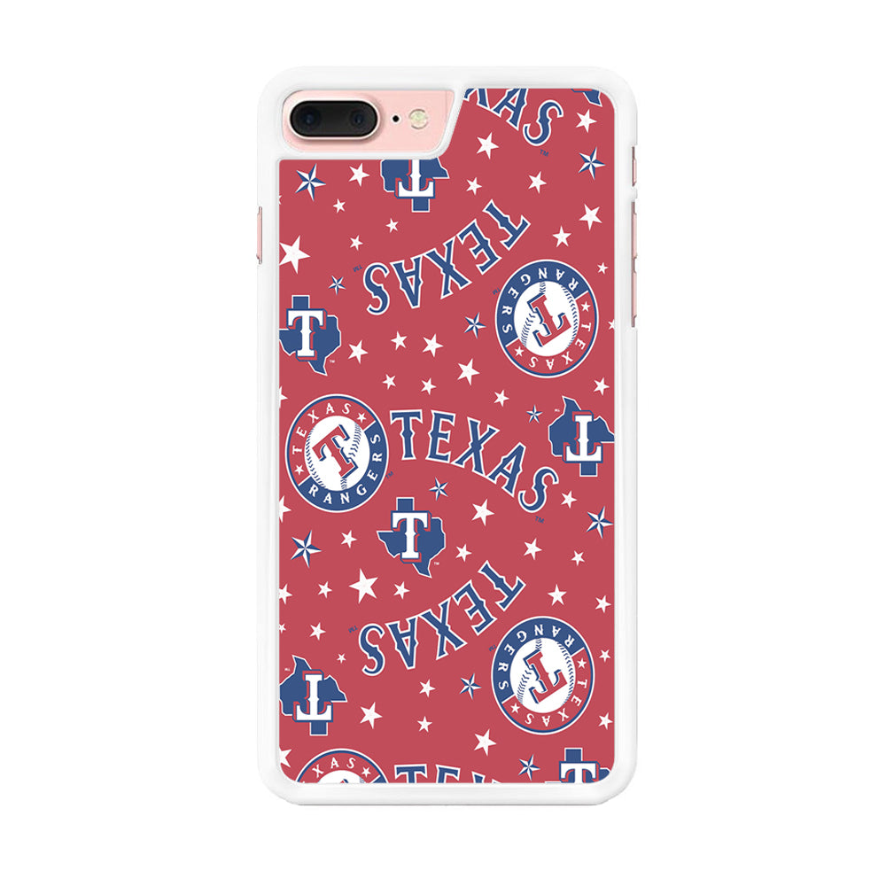 Baseball Texas Rangers MLB 001 iPhone 8 Plus Case