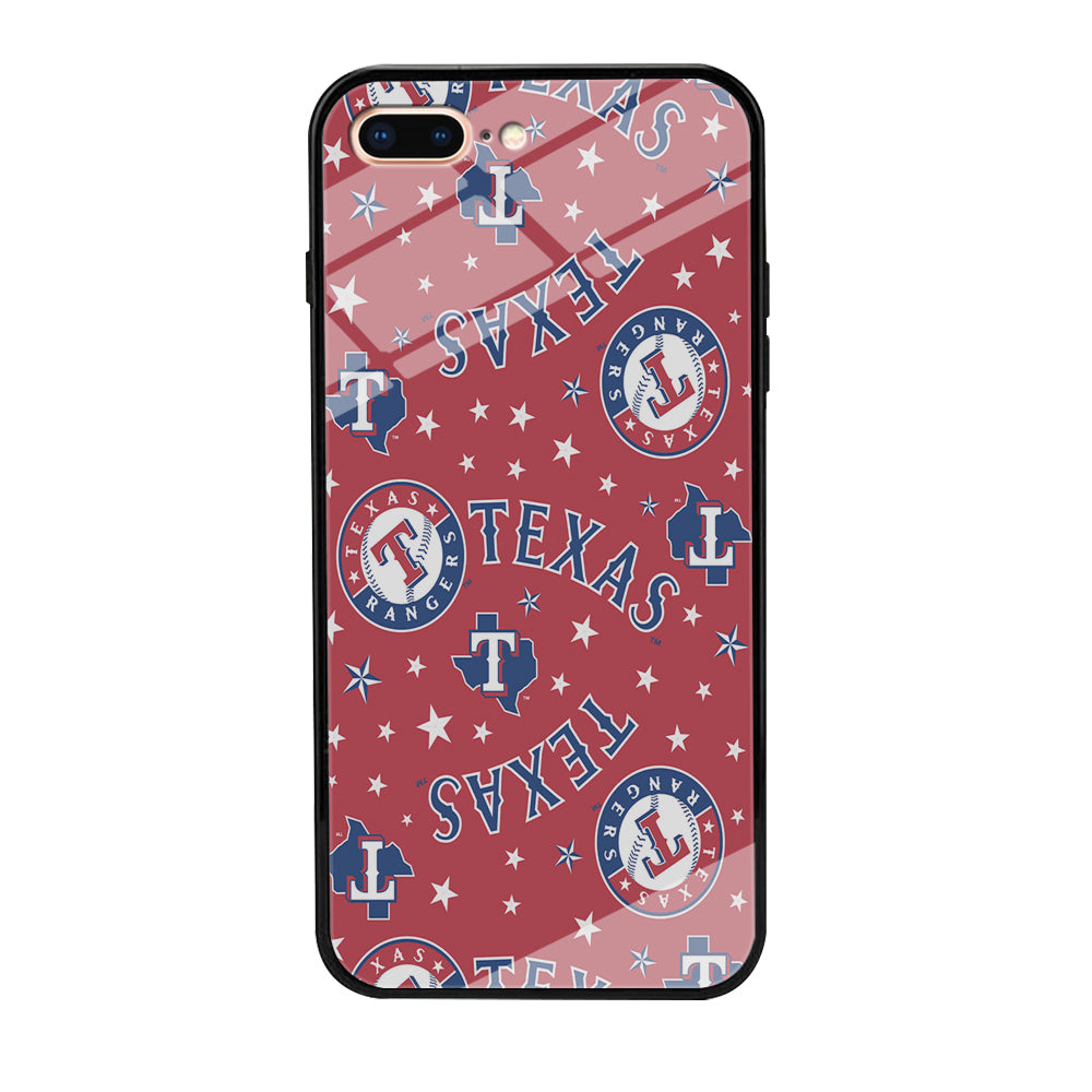 Baseball Texas Rangers MLB 001 iPhone 8 Plus Case