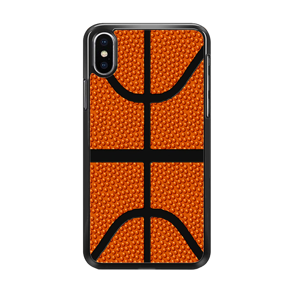 Basketball Pattern iPhone X Case