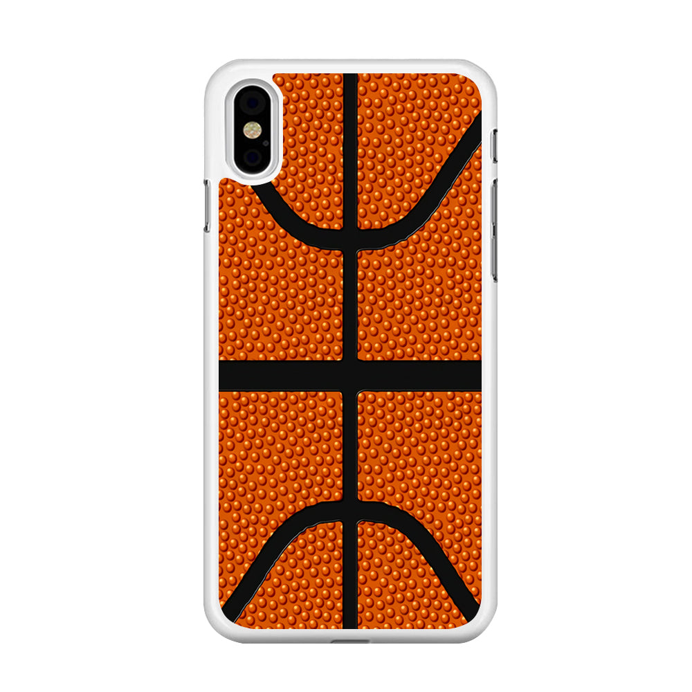 Basketball Pattern iPhone X Case