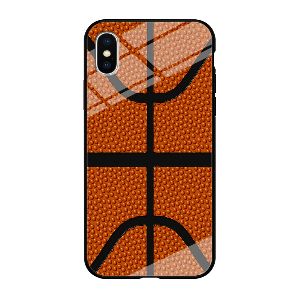 Basketball Pattern iPhone X Case