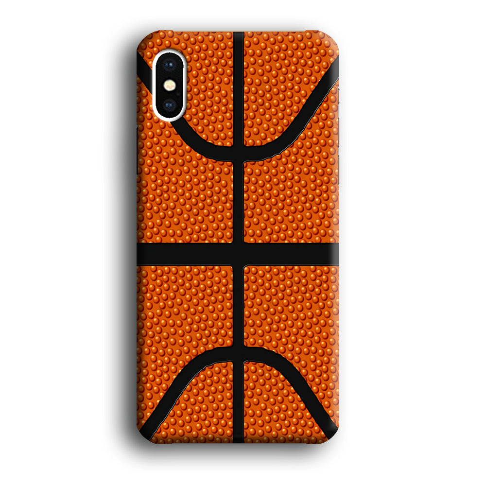 Basketball Pattern iPhone X Case