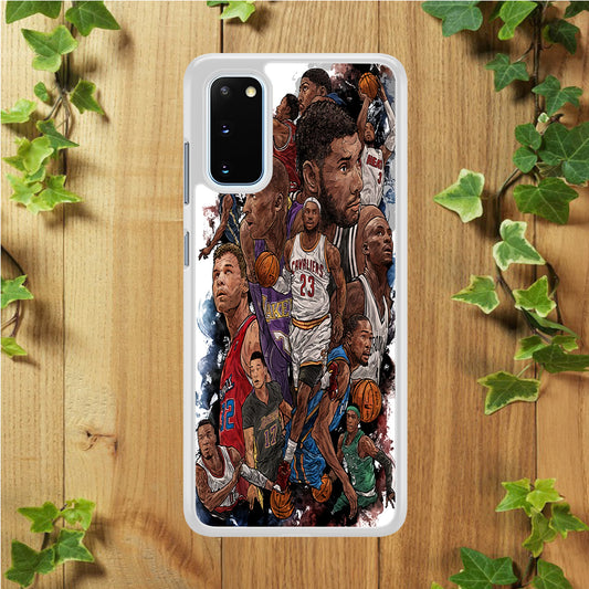 Basketball Players Art Samsung Galaxy S20 Case