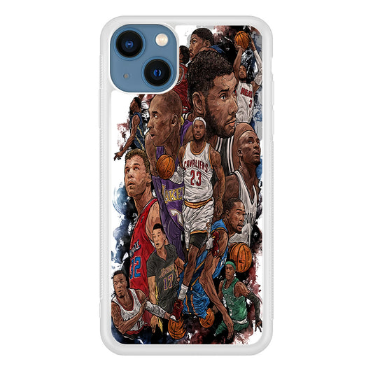 Basketball Players Art iPhone 13 Mini Case