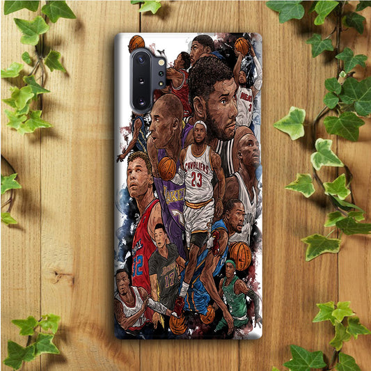 Basketball Players Art Samsung Galaxy Note 10 Plus Case