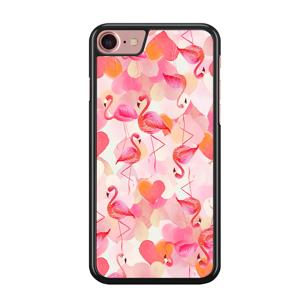 Beautiful Flamingo Art iPhone SE 2020 Case