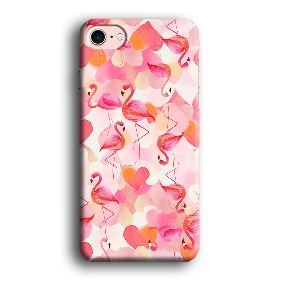 Beautiful Flamingo Art iPhone SE 2020 Case