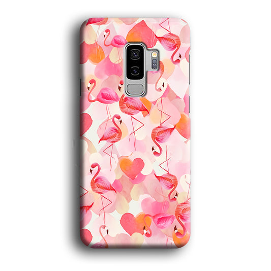 Beautiful Flamingo Art Samsung Galaxy S9 Plus 3D Case