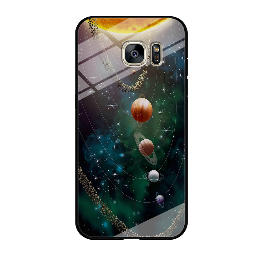 Beautiful Space Colorful 002 Samsung Galaxy S7 Edge Case