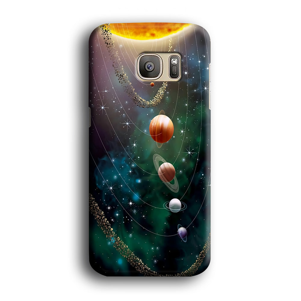 Beautiful Space Colorful 002 Samsung Galaxy S7 Edge Case