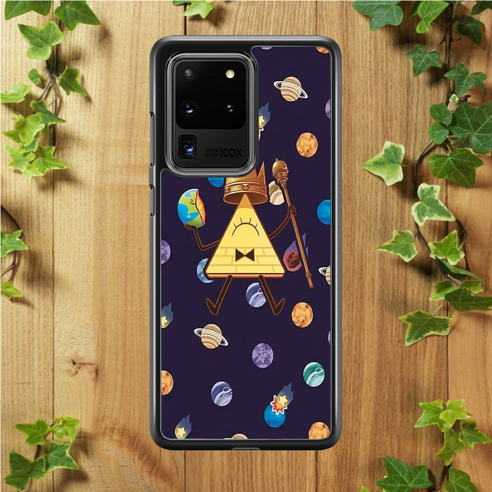 Bill Cipher and Planets Doodle Samsung Galaxy S20 Ultra Case