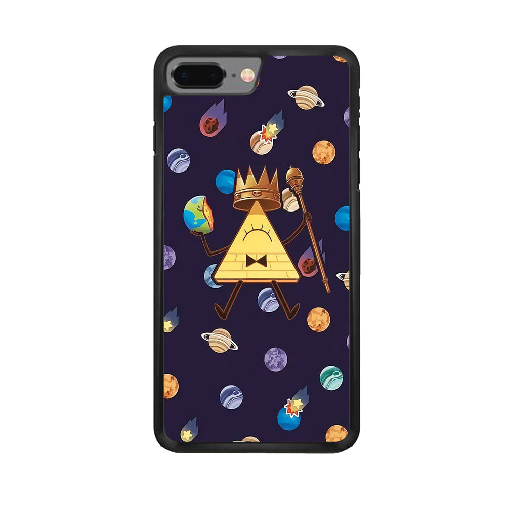 Bill Cipher and Planets Doodle iPhone 8 Plus Case