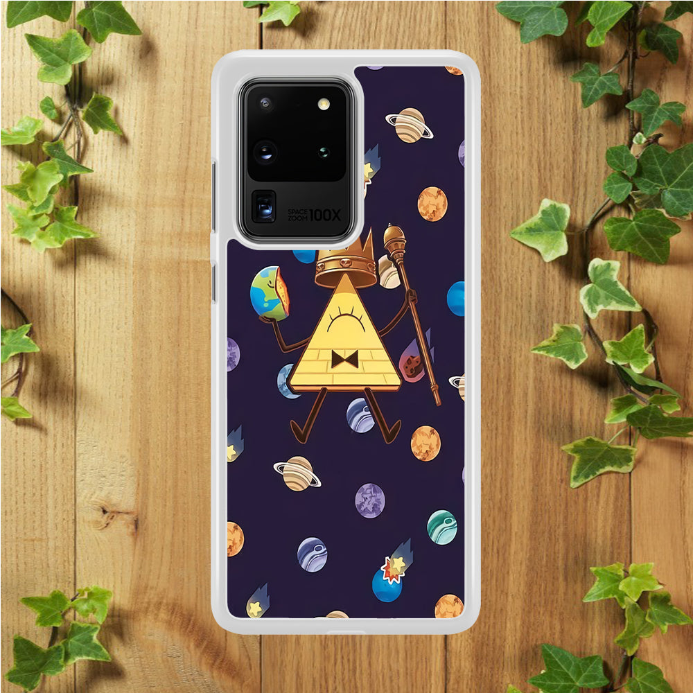 Bill Cipher and Planets Doodle Samsung Galaxy S20 Ultra Case