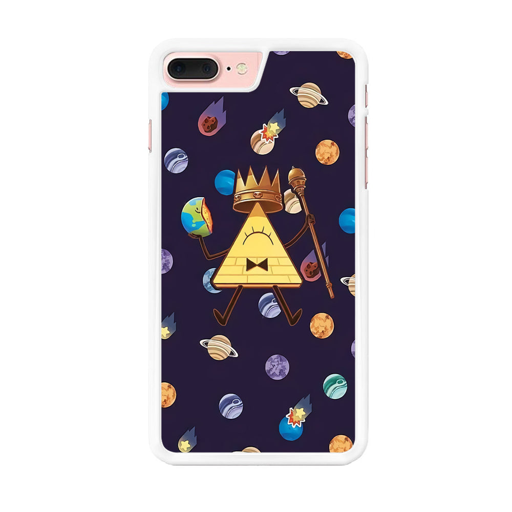 Bill Cipher and Planets Doodle iPhone 8 Plus Case