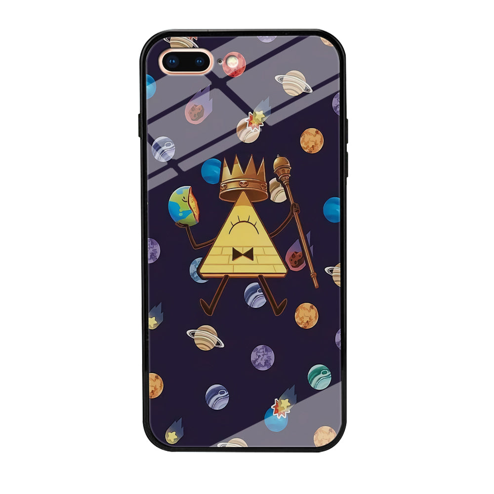 Bill Cipher and Planets Doodle iPhone 8 Plus Case