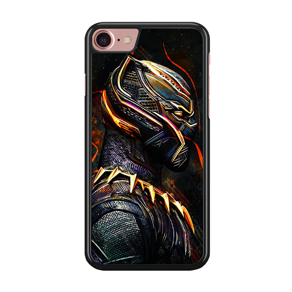 Black Panther Cool Art iPhone SE 2020 Case