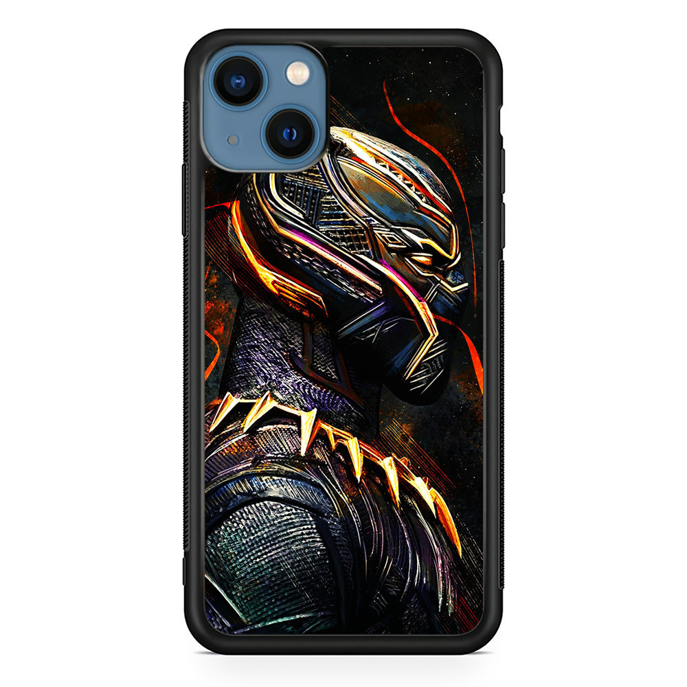 Black Panther Cool Art iPhone 13 Mini Case