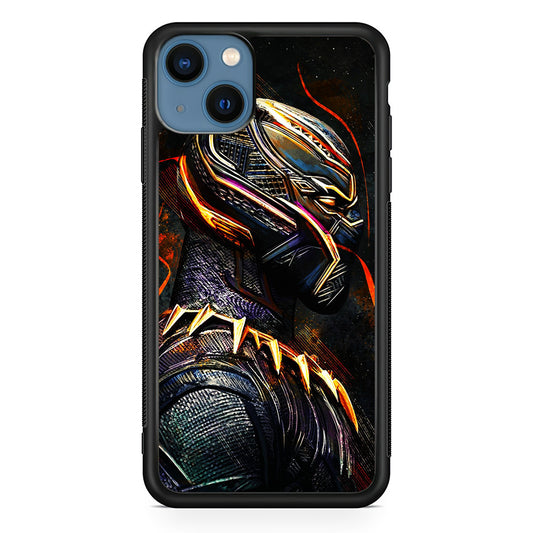 Black Panther Cool Art iPhone 13 Mini Case