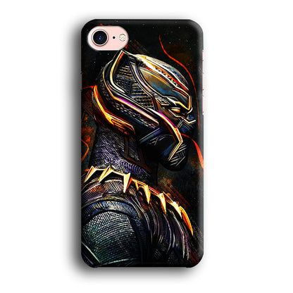 Black Panther Cool Art iPhone SE 2020 Case