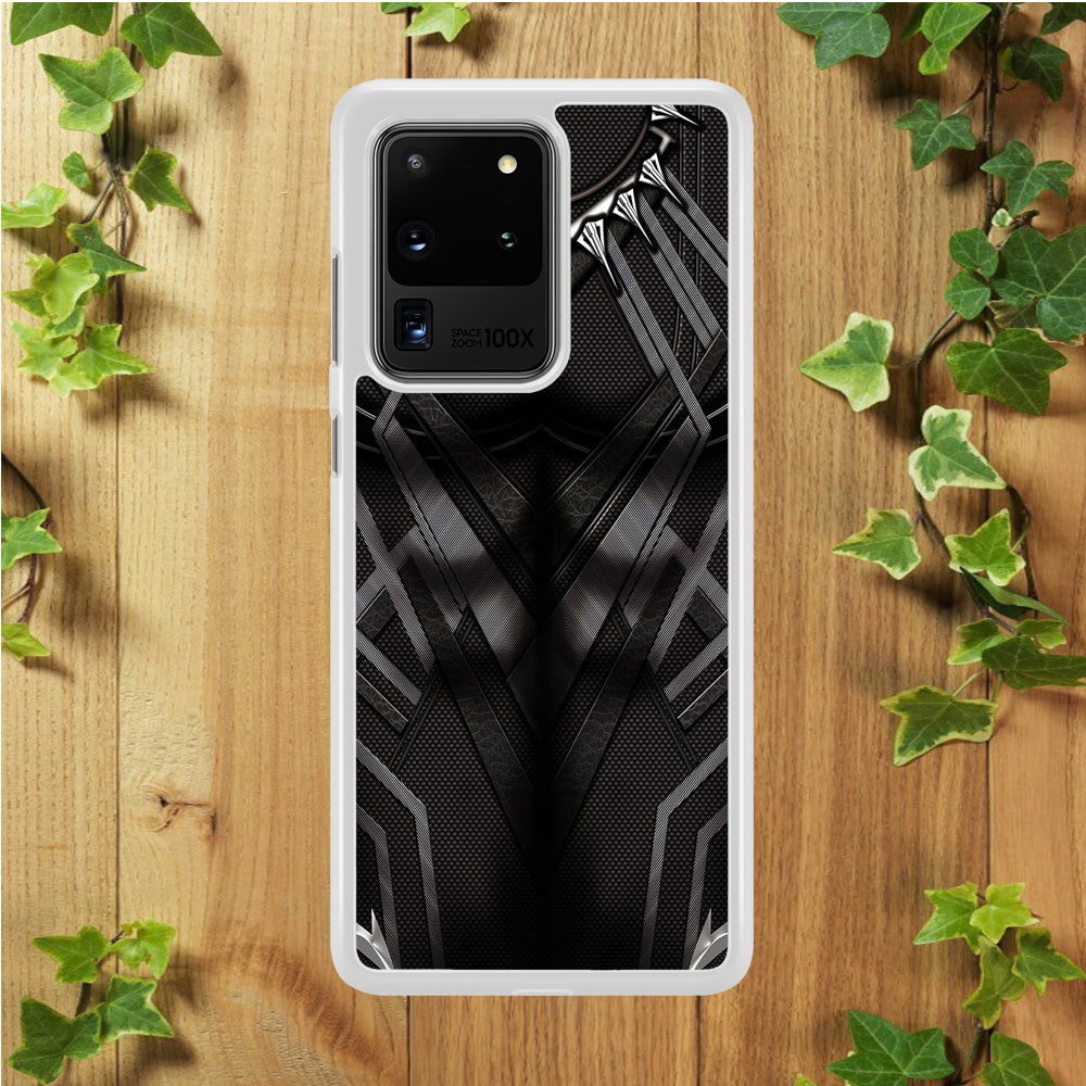 Black Panther Suit Samsung Galaxy S20 Ultra Case