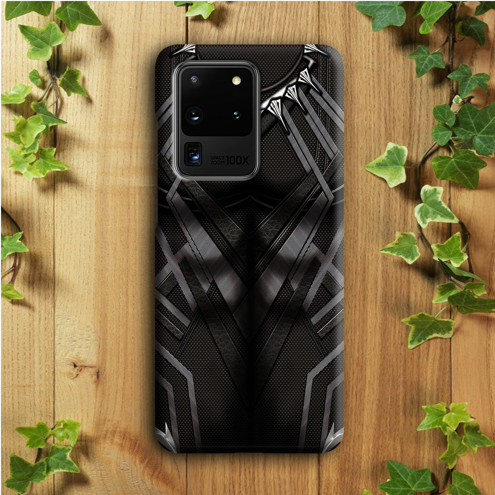 Black Panther Suit Samsung Galaxy S20 Ultra Case