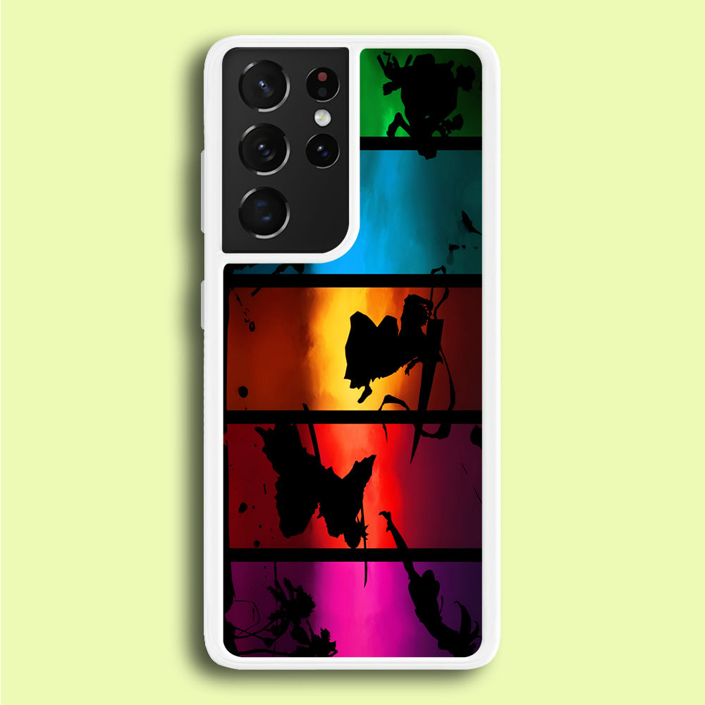 Bleach Silhouette Art Samsung Galaxy S21 Ultra Case