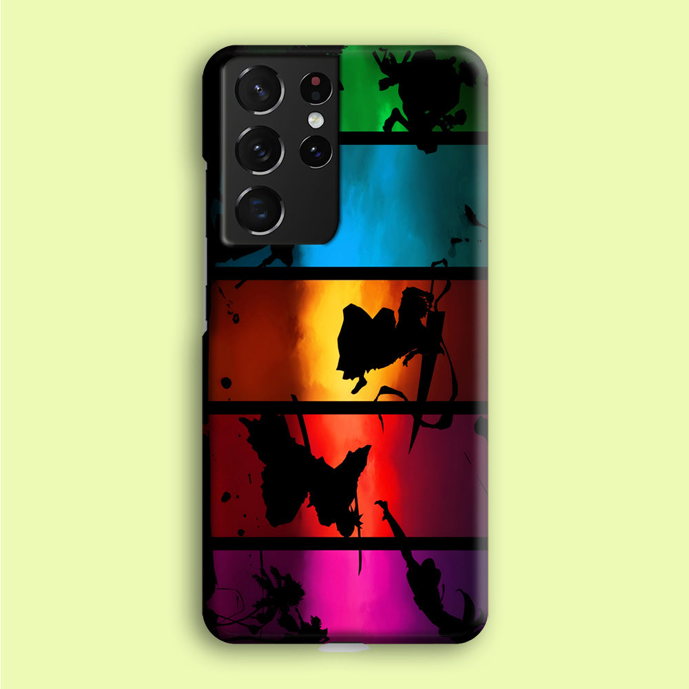 Bleach Silhouette Art Samsung Galaxy S21 Ultra Case