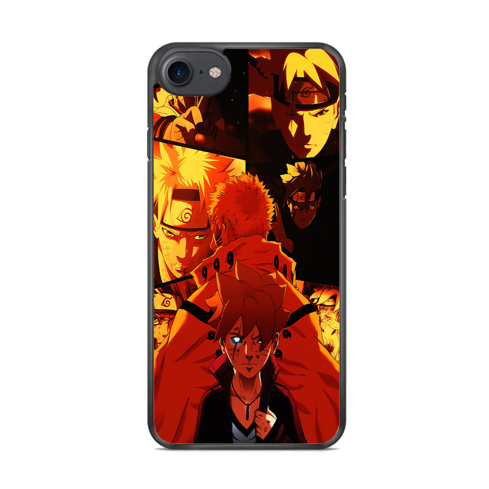 Boruto and Naruto iPhone 8 Case