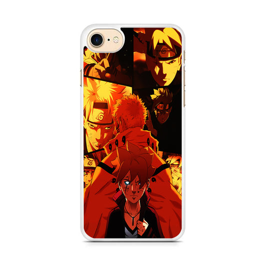 Boruto and Naruto iPhone 8 Case