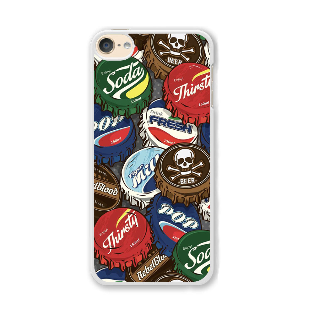 Bottle Cap Doodle iPod Touch 6 Case