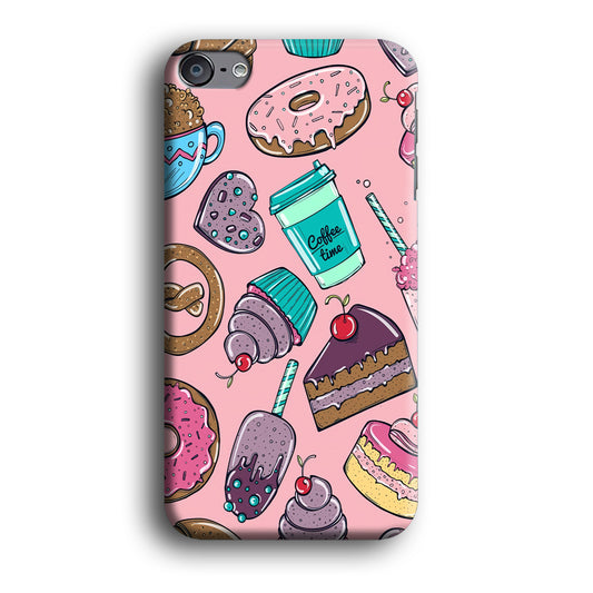 Cake and Snack Doodle iPod Touch 6 Case