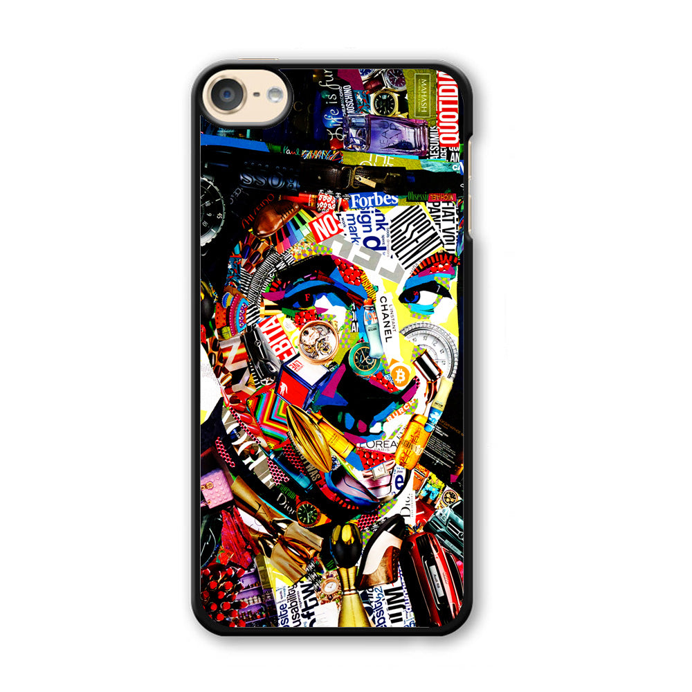 Charlie Chaplin Abstract Art iPod Touch 6 Case