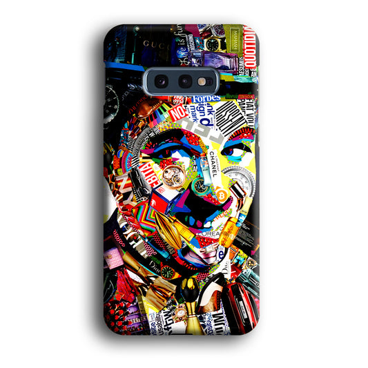 Charlie Chaplin Abstract Art Samsung Galaxy S10E Case