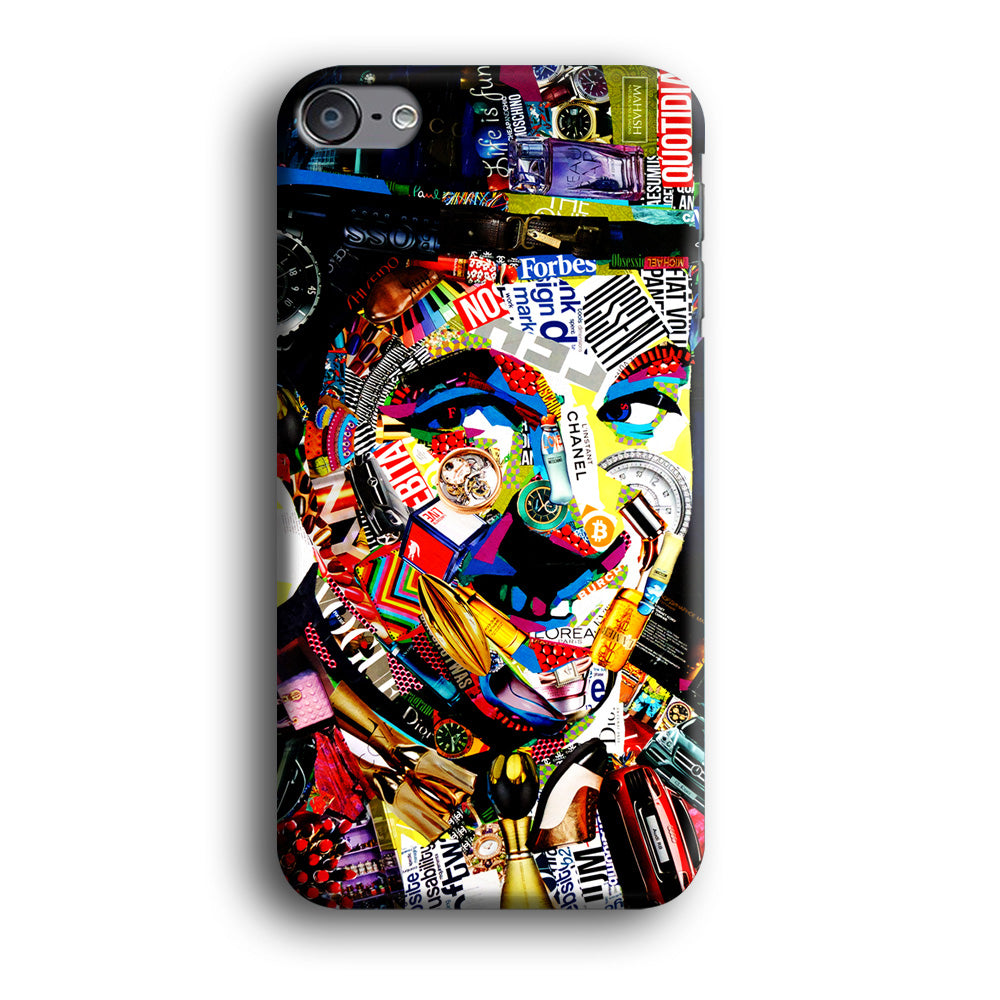 Charlie Chaplin Abstract Art iPod Touch 6 Case