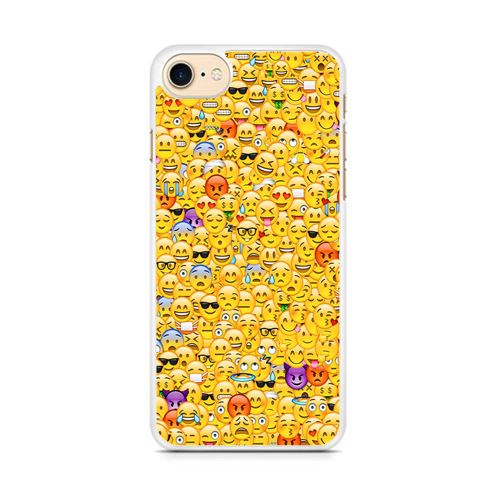 Collection Of Emoticons iPhone 8 Case