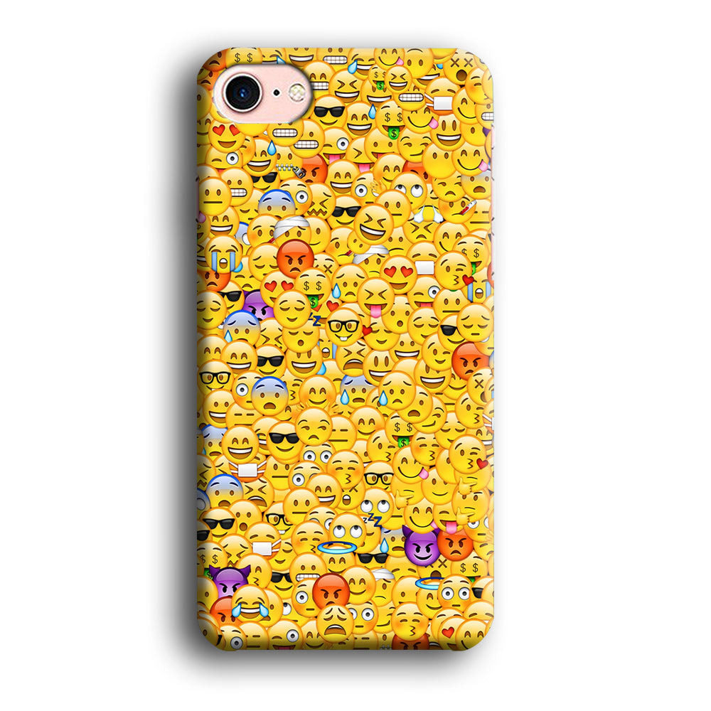 Collection Of Emoticons iPhone 8 Case