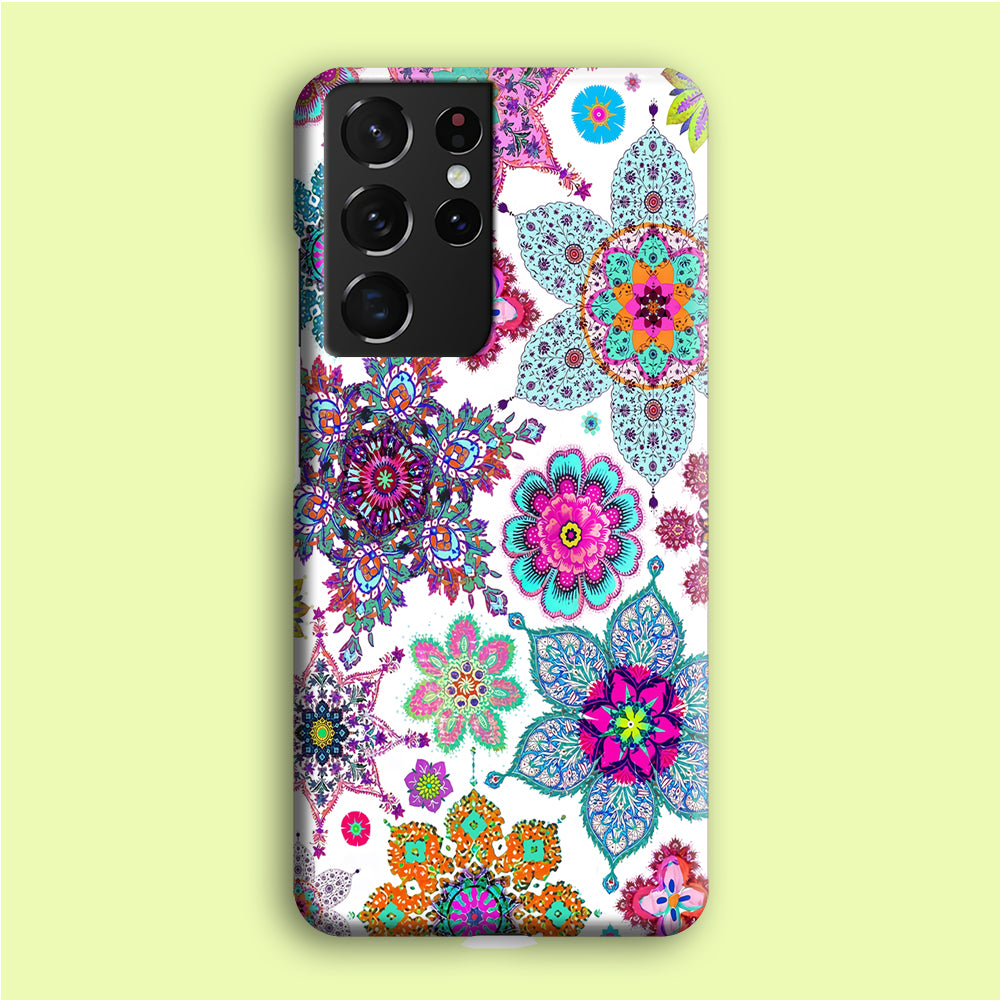 Crystal Painting Abstract Samsung Galaxy S21 Ultra Case