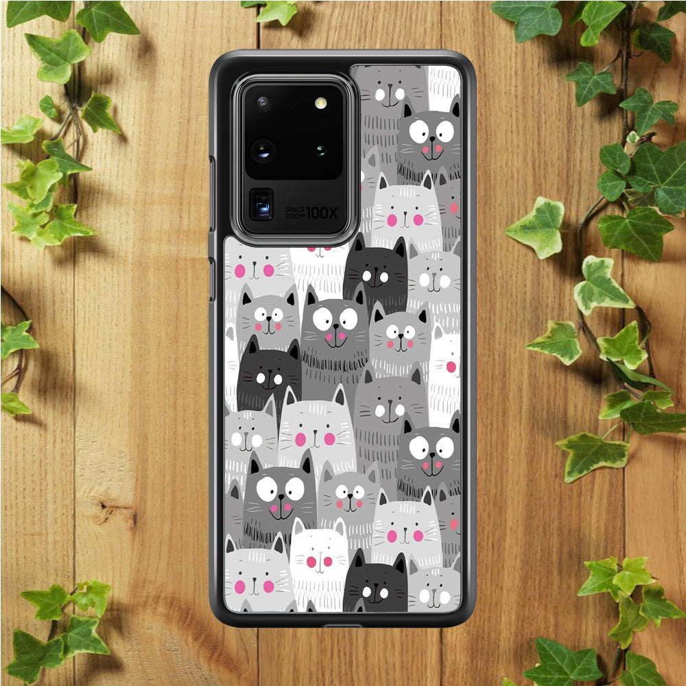 Cute Cat 001 Samsung Galaxy S20 Ultra Case