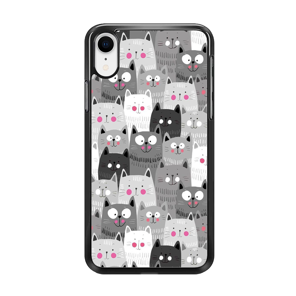 Cute Cat 001 iPhone XR Case