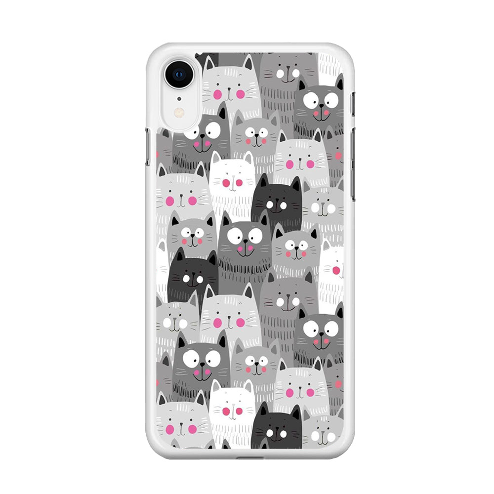 Cute Cat 001 iPhone XR Case