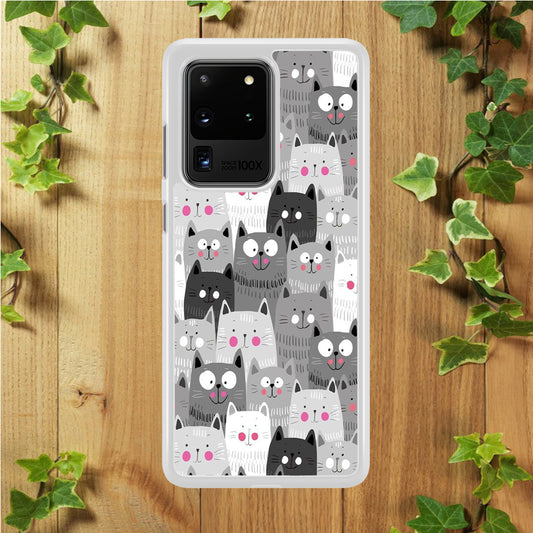 Cute Cat 001 Samsung Galaxy S20 Ultra Case