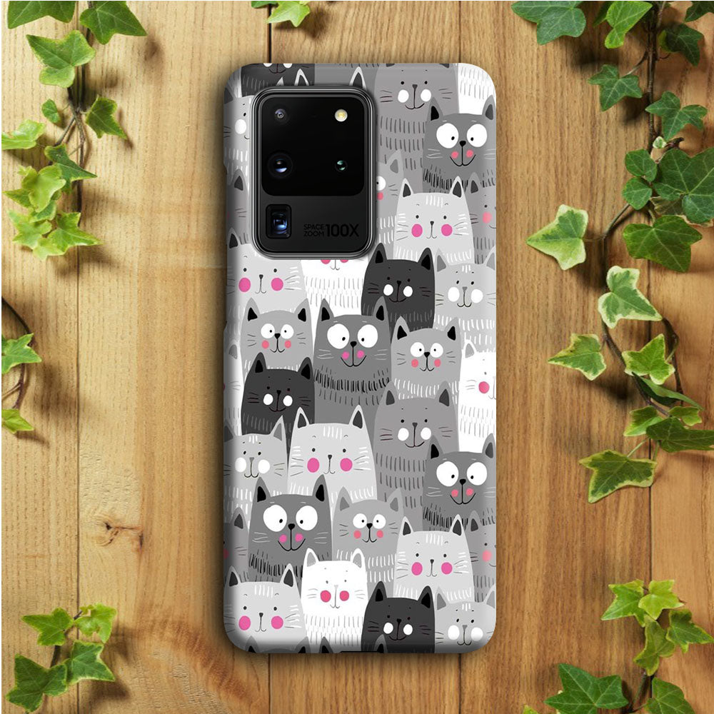 Cute Cat 001 Samsung Galaxy S20 Ultra Case