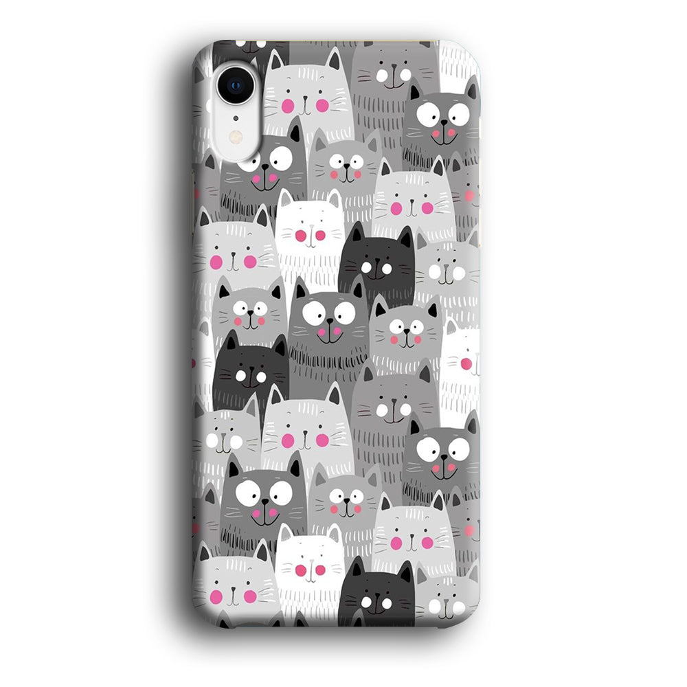 Cute Cat 001 iPhone XR Case